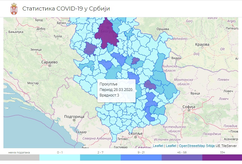 Preuzeto sa sajta statistike, covid19.rs